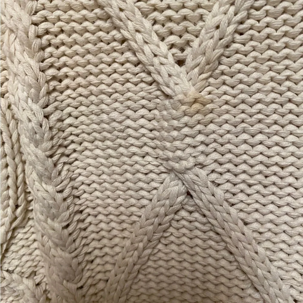 Eddie Bauer Vintage Cable Knit Full Zip Sweater | Petite Small - Picture 12 of 13